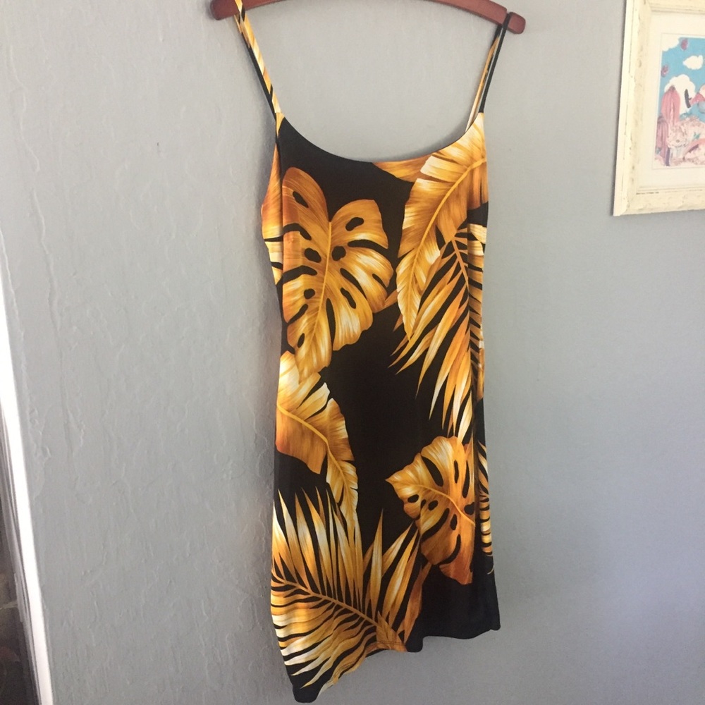 olive tree slip dress